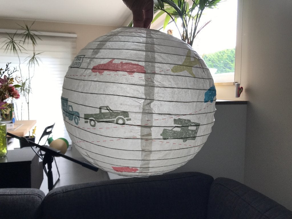 Lampenkap voertuigen, Ophalen, Gebruikt, Wit, Hanglamp
