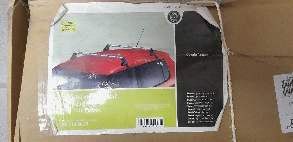 Dakdragers voor Fabia, Ophalen, Gebruikt