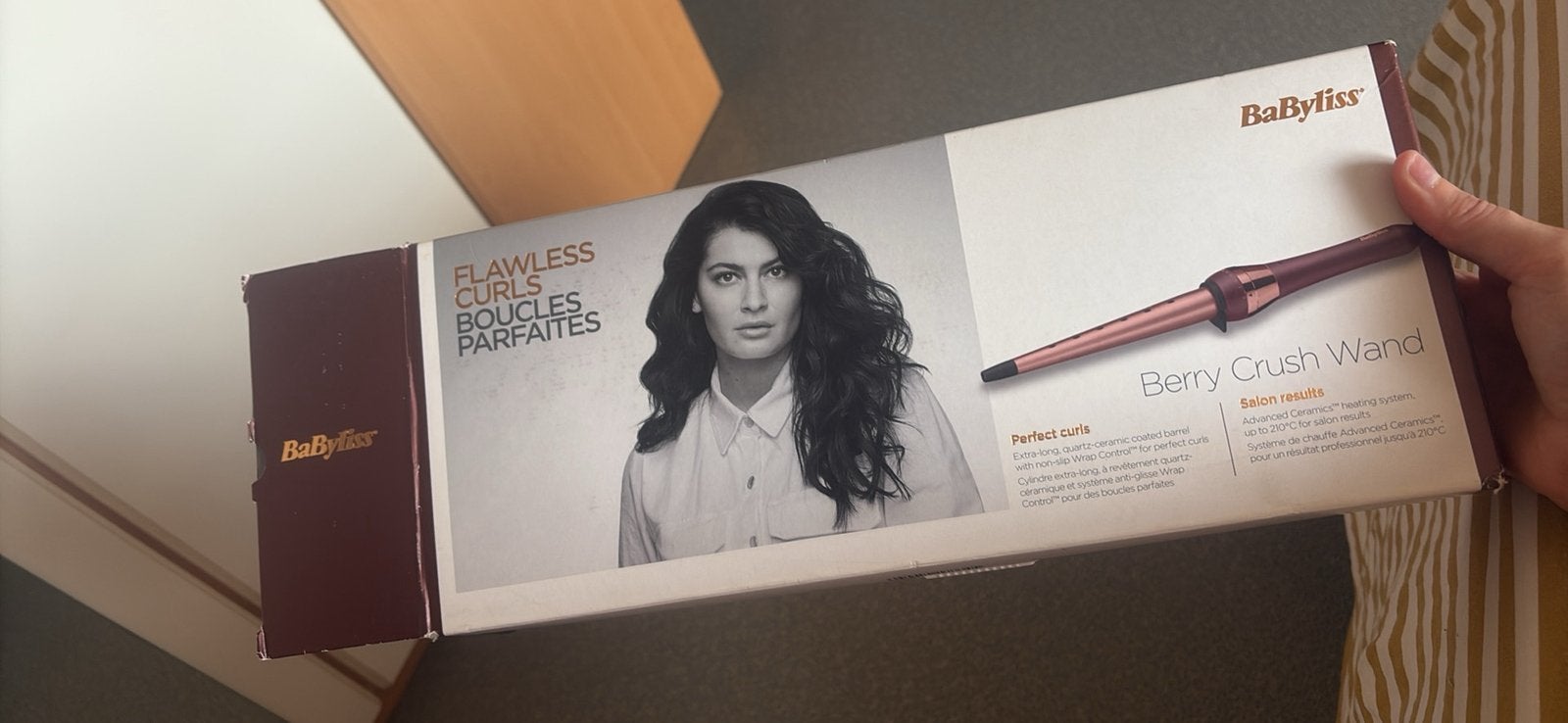 Babyliss Berry Crush Wand - Krultang, Handtassen en Accessoires, Uiterlijk | Haarverzorging, Ophalen, Zo goed als nieuw