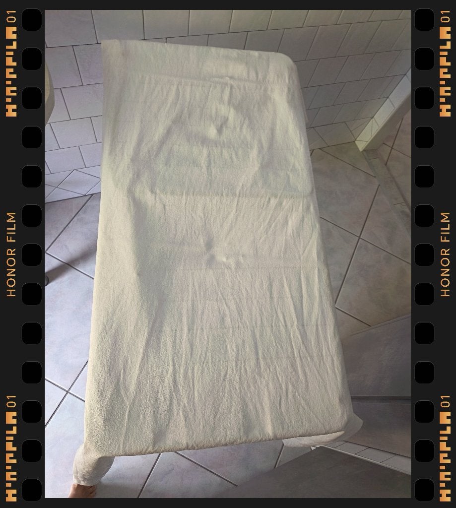 NIEUW MATRASBESCHERMER WIT 90X200 cm, Kinderen en Baby's, Ophalen of Verzenden, Nieuw, Wit, Matrasbeschermer