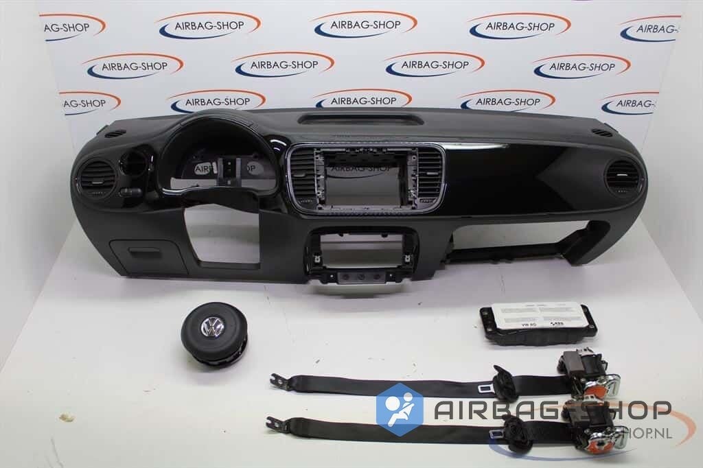 Volkswagen Beetle 5C Airbagset zwart compleet Airbag set, Neuf, Volkswagen, -, -