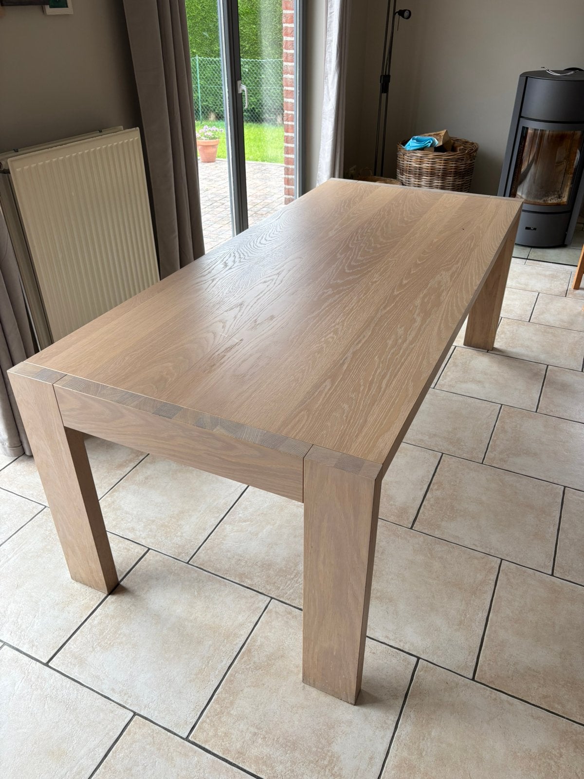 Table salle a manger, Contemporain, Enlèvement, Utilisé, Rectangulaire