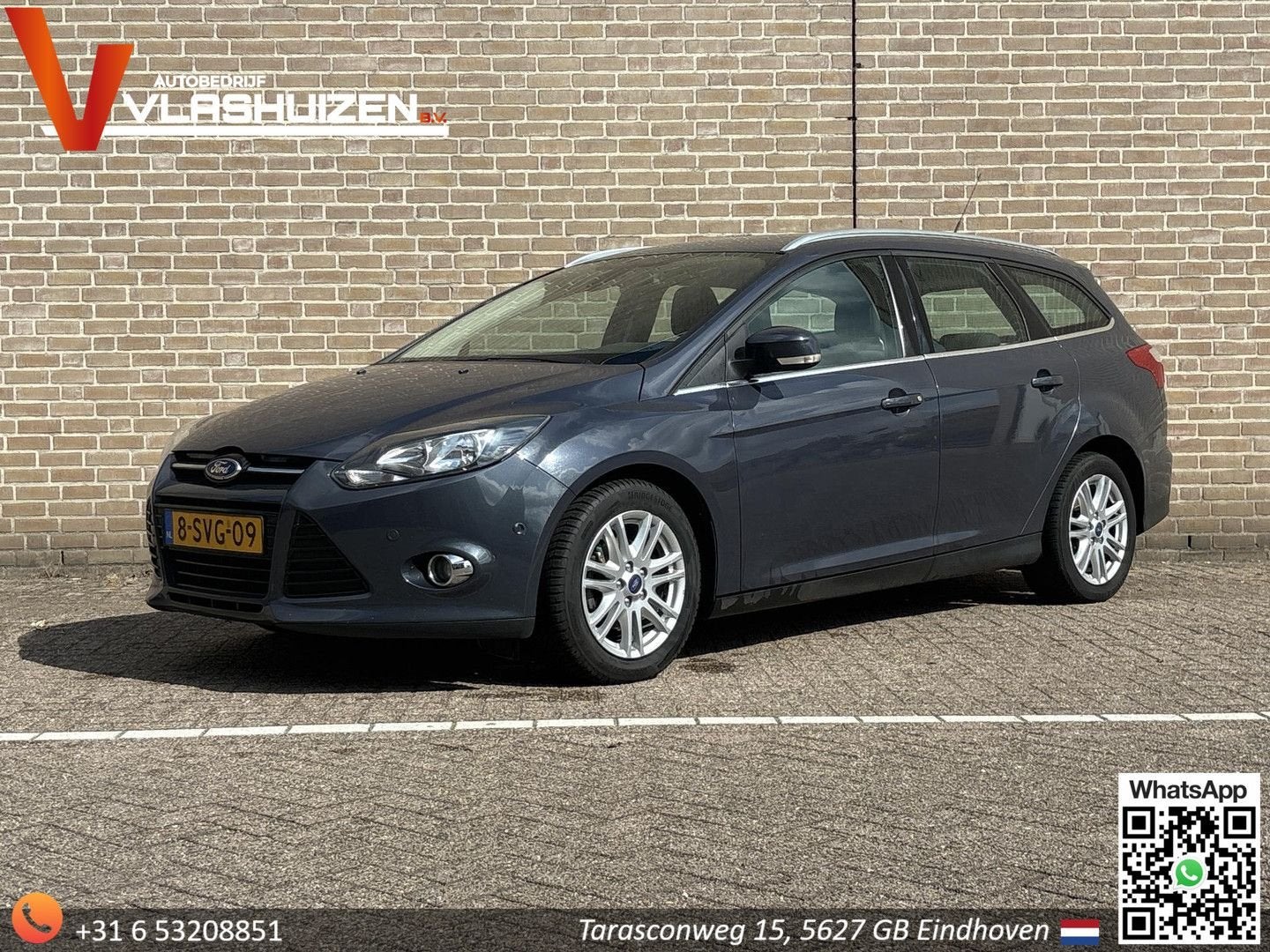 Ford Focus Wagon 1.6 TDCI ECOnetic Lease Titanium | APK 03-2, Autos, Focus, Argent ou Gris, Entreprise, Boîte manuelle
