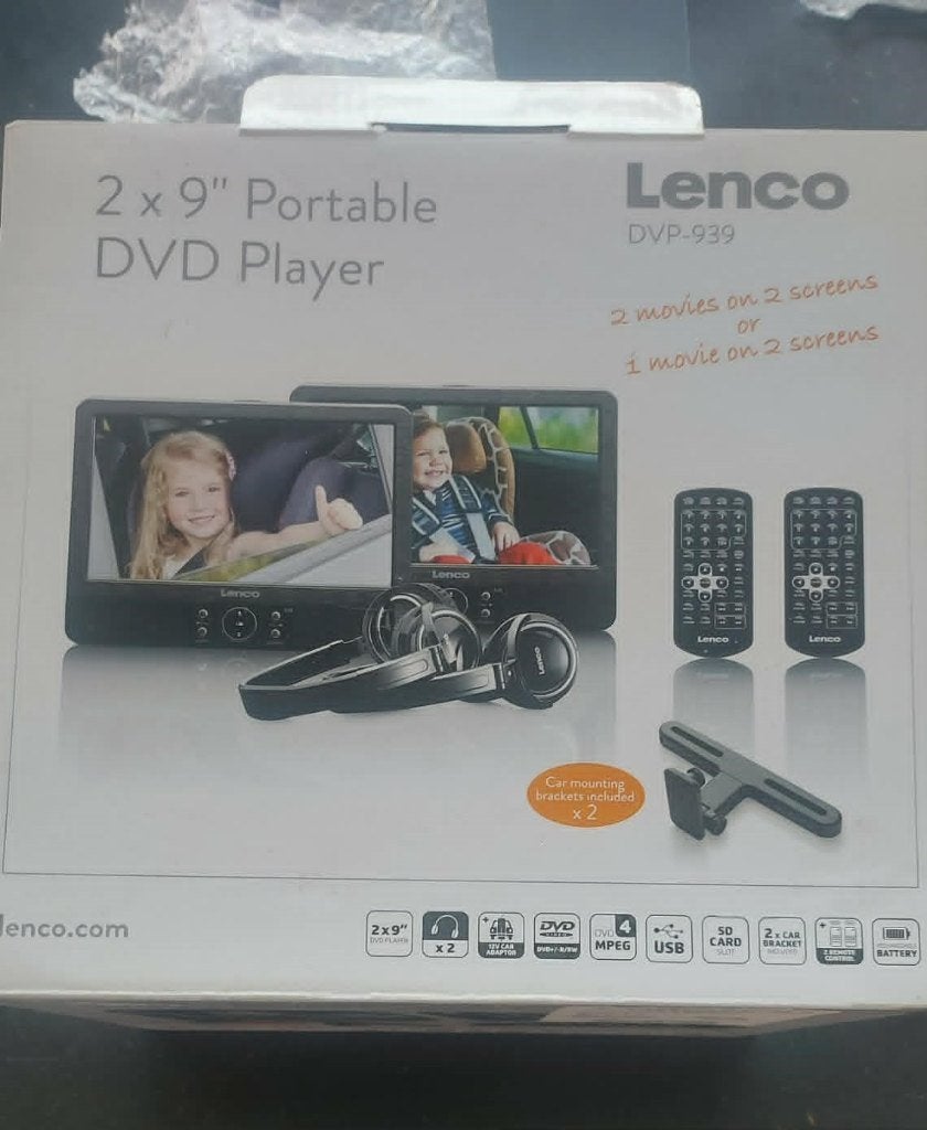 Lenco DVD player portable (voor in de auto, enz...), TV, Hi-fi & Vidéo, Lecteurs DVD, Enlèvement, Comme neuf