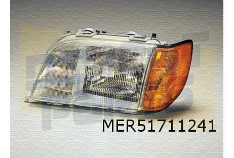 Mercedes-Benz S-Klasse (-12/93) koplamp Links (Incl. oranje, -, Verzenden, Nieuw, -
