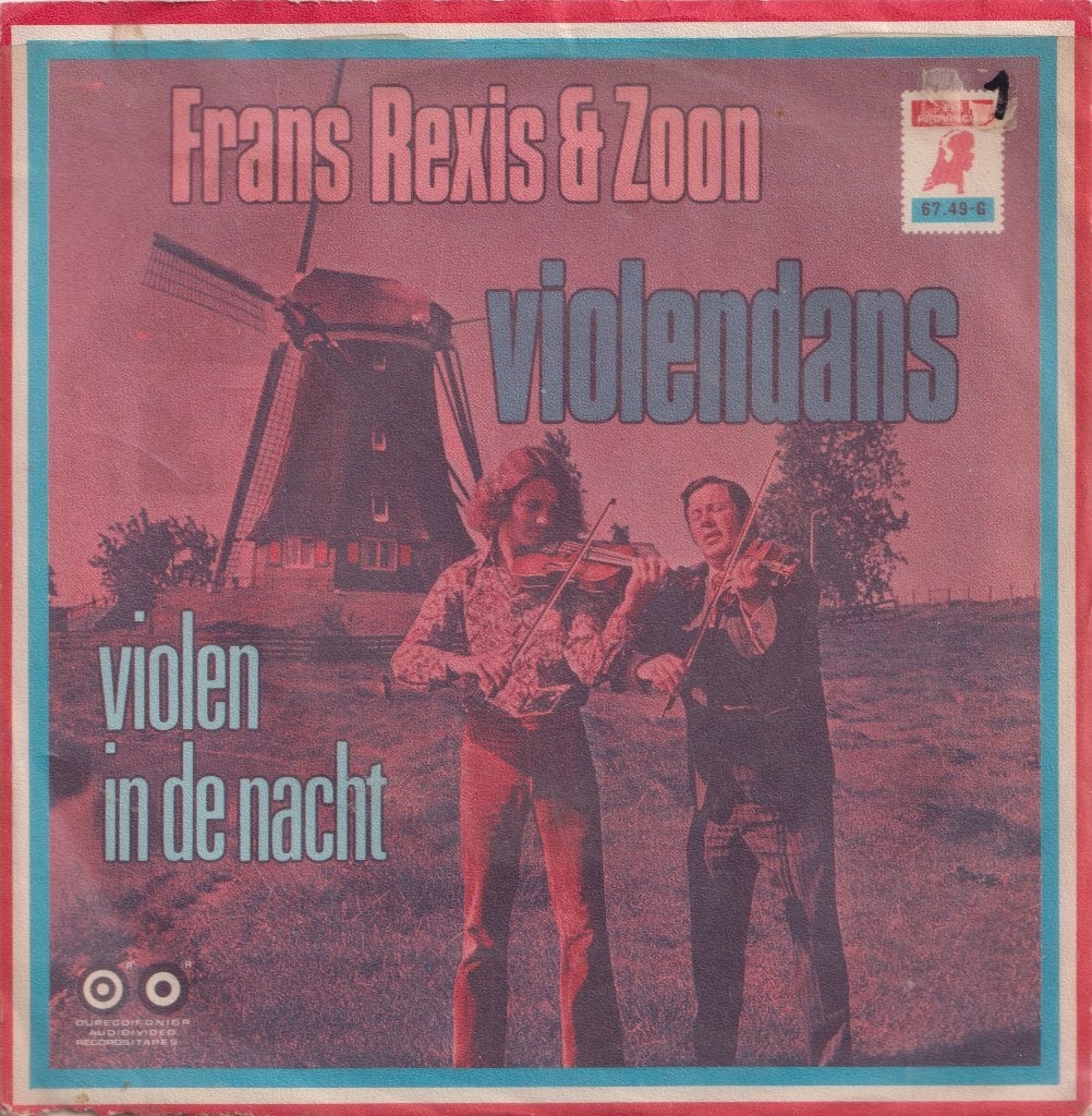 Frans Rexis & Zoon – Violendans / Violen in de nacht - Sing, Ophalen of Verzenden, Gebruikt, 7 inch, Nederlandstalig