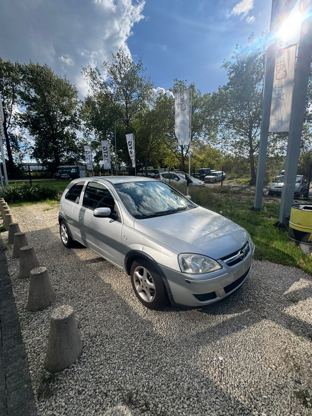Opel corsa benzine met keuring en garantie, Argent ou Gris, Achat, 50 kW, Entreprise