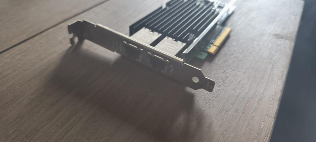 Intel X540-T2 Dual Port 10GbE RJ45 NIC, Ophalen of Verzenden, Gebruikt, Intern, Intel