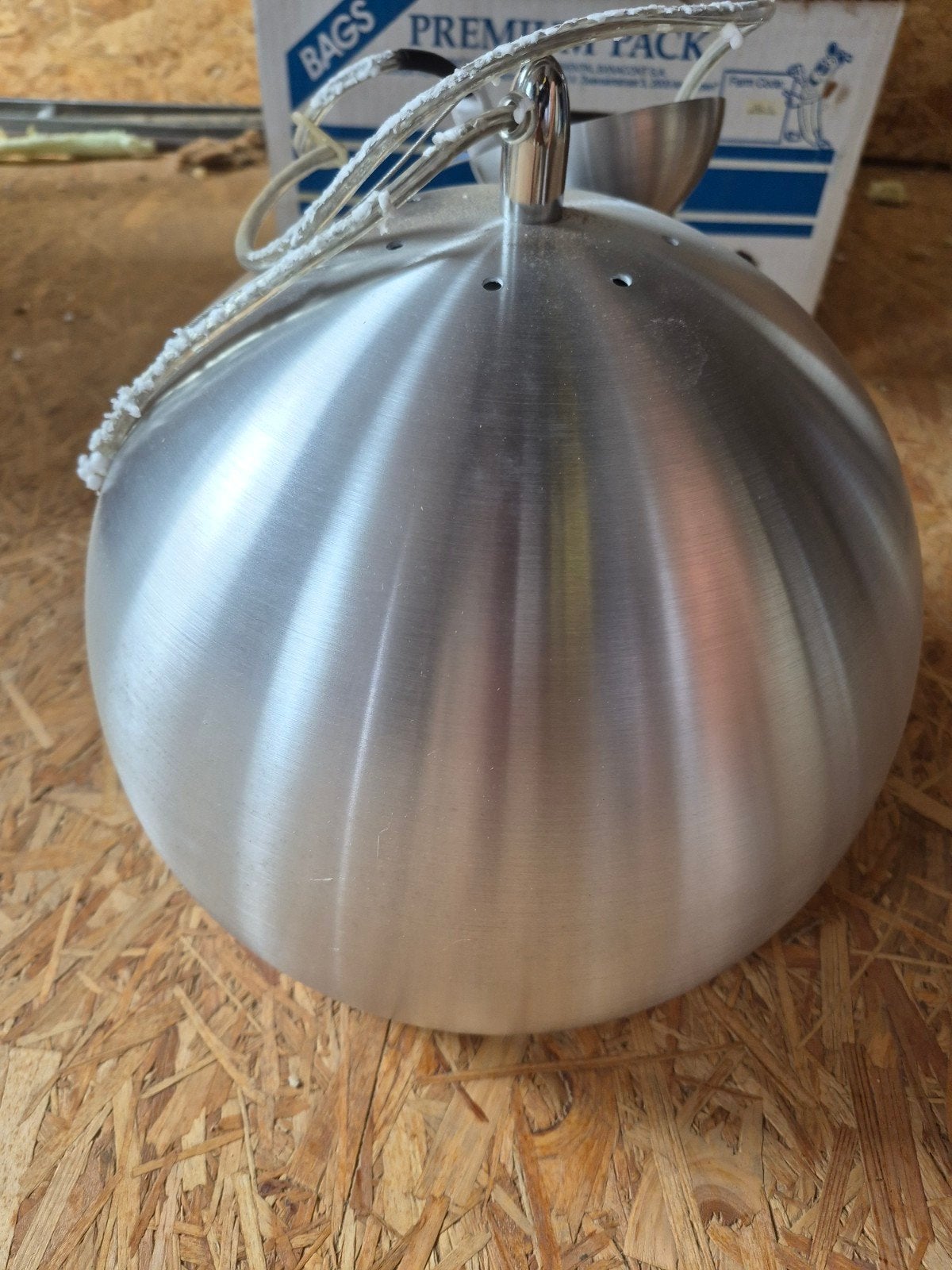 Moderne Hanglamp Bolvormig – Geborsteld Staal / Zilver (met, Ophalen, Kunststof