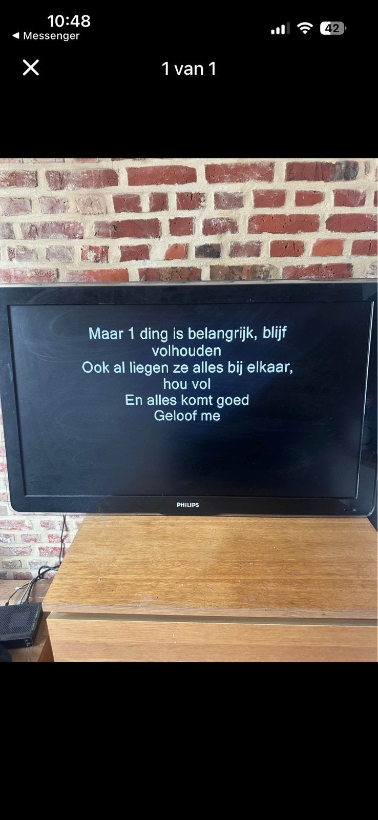 Tv, Philips, Enlèvement ou Envoi, LCD, 100 Hz