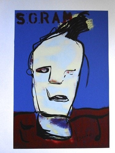 Herman Brood - "5 Gram", Signé, Envoi, Sérigraphie