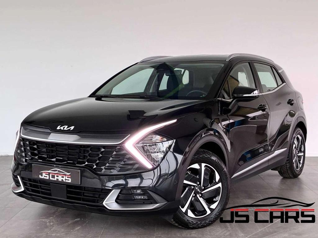 Kia Sportage 1.6 T-GDi MHEV DCT-1ERPRO-GPS-CARPLAY-CAMERA-JA, Stof, Gebruikt, 4 cilinders, Zwart