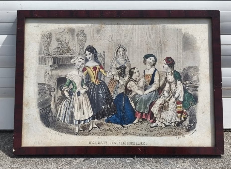 Lithographie magasin des demoiselles, Enlèvement ou Envoi, Lithographie
