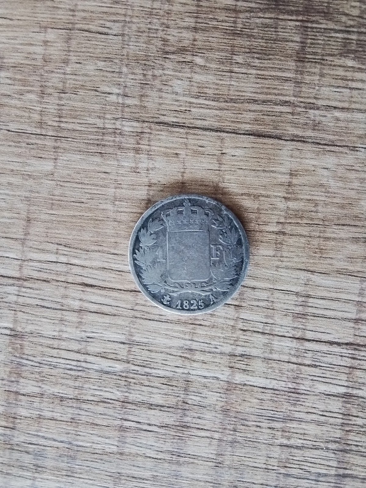 Piece de 1 franc Charles X 1825 A, Enlèvement ou Envoi, France, Monnaie en vrac, Argent