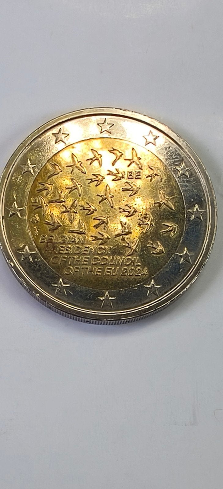 2 euro munt België EU voorzitterschap 2024, Postzegels en Munten, Munten | Europa | Euromunten, Ophalen, België, 2 euro