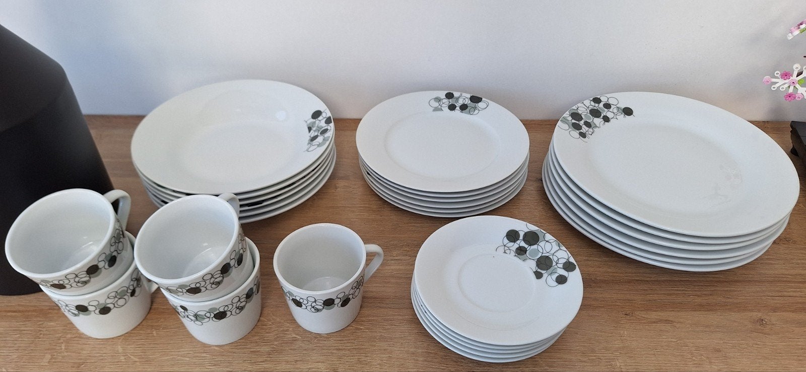 6 delig servies., Antiek en Kunst, Ophalen