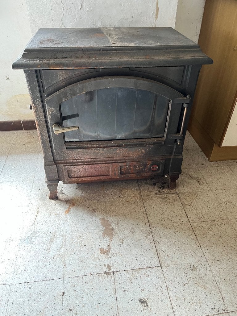 2 mazoutkachels EFEL en een mazoutton 1000liter, Huis en Inrichting, Ophalen, Gebruikt