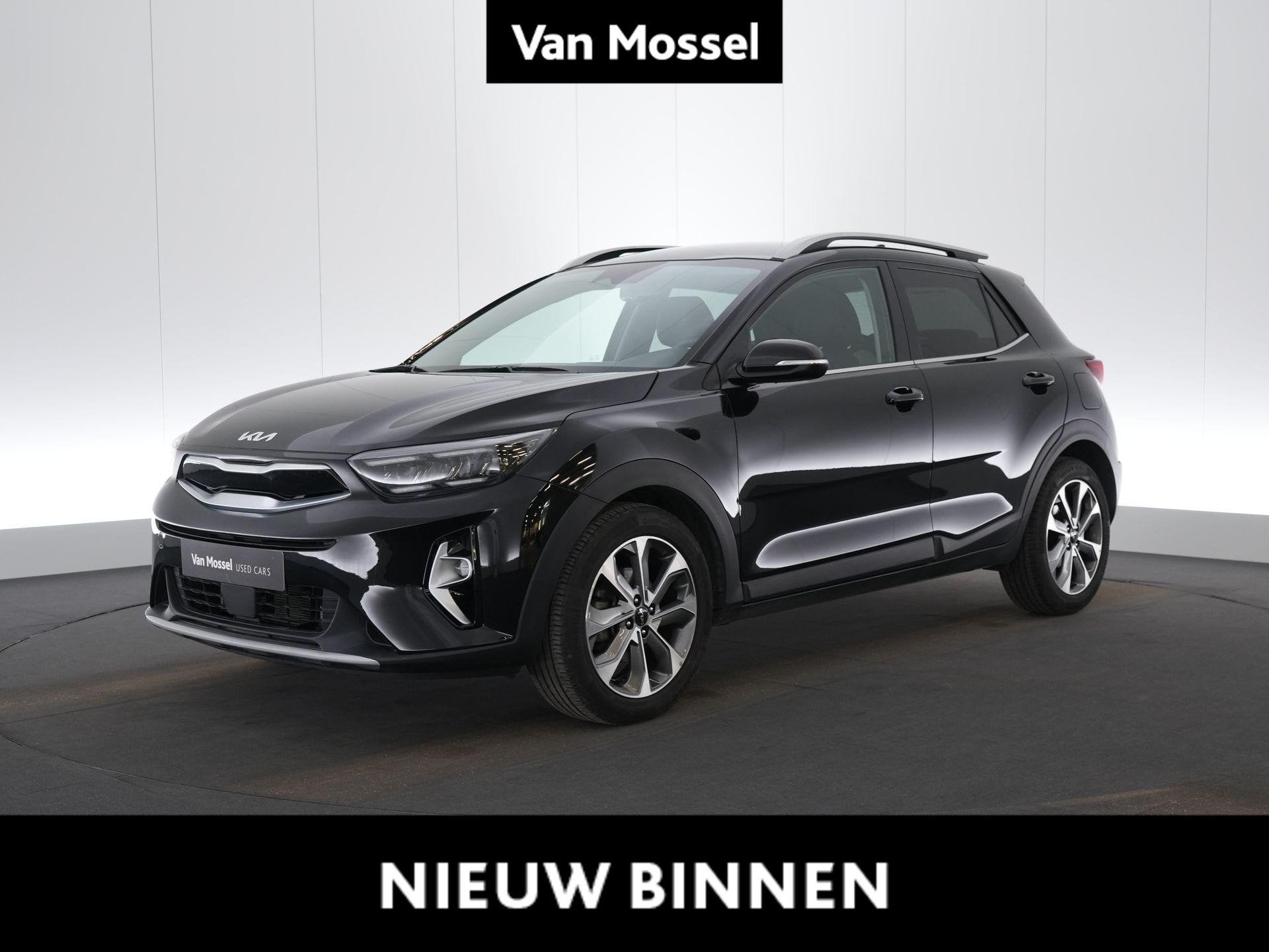 KIA Stonic 1.0 T 100 Style Edition DCT, Auto's, Dealer onderhouden, Zwart, Bedrijf, 5 zetels