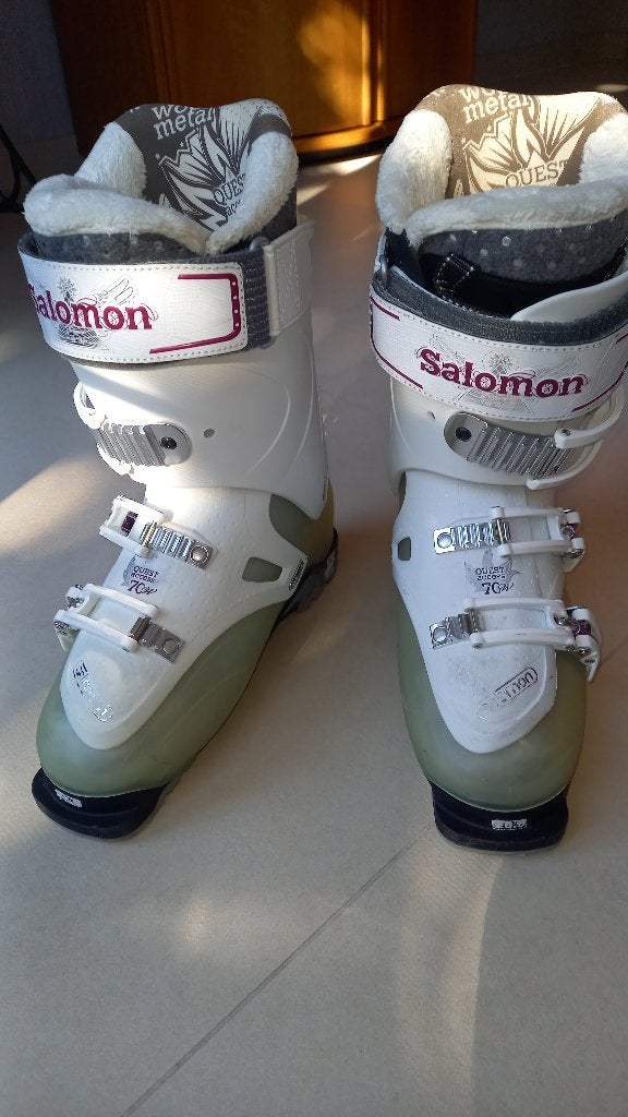 Ski botten wit, Vêtements | Femmes, Chaussures de sports, Comme neuf, Enlèvement, Blanc