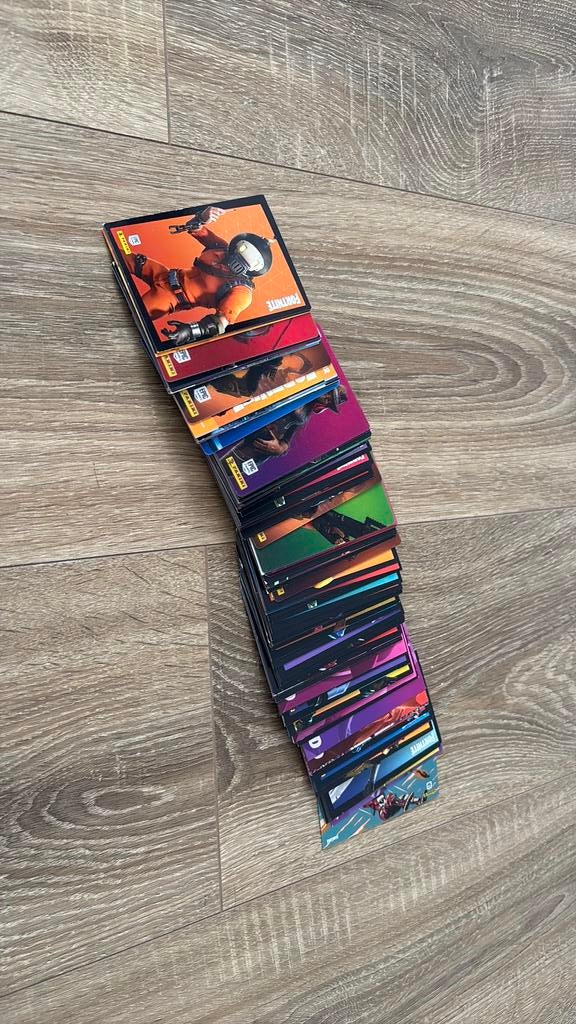Fortnite panini kaarten, Ophalen, Zo goed als nieuw, Meerdere kaarten