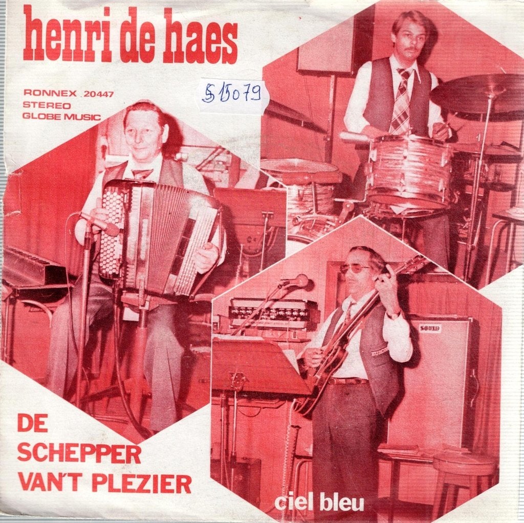Vinyl, 7"   /   Henri De Haes – De Schepper Van't Plezie..., Ophalen of Verzenden, 7 inch, Overige typen