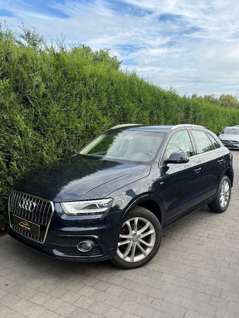 AUDI Q3 S-LINE 2015 73000KMS, Auto's, Stof, 4 cilinders, Blauw, Bedrijf