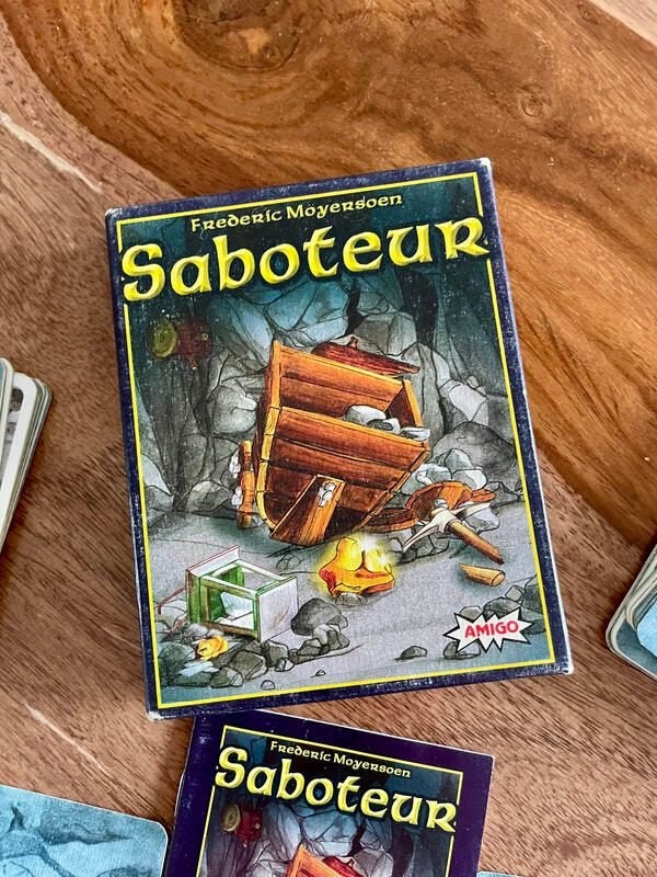 Saboteur – Amigo / Gigamic – Édition française – Complet TBE, Trois ou quatre joueurs, Enlèvement, Comme neuf, Gigamic