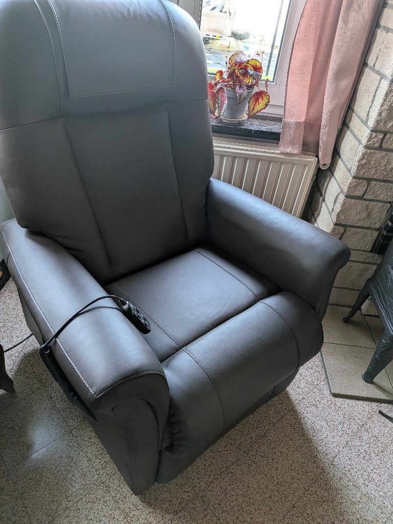 Elektrische relaxzetel, Ophalen, Overige materialen, Eenpersoons, 100 tot 125 cm