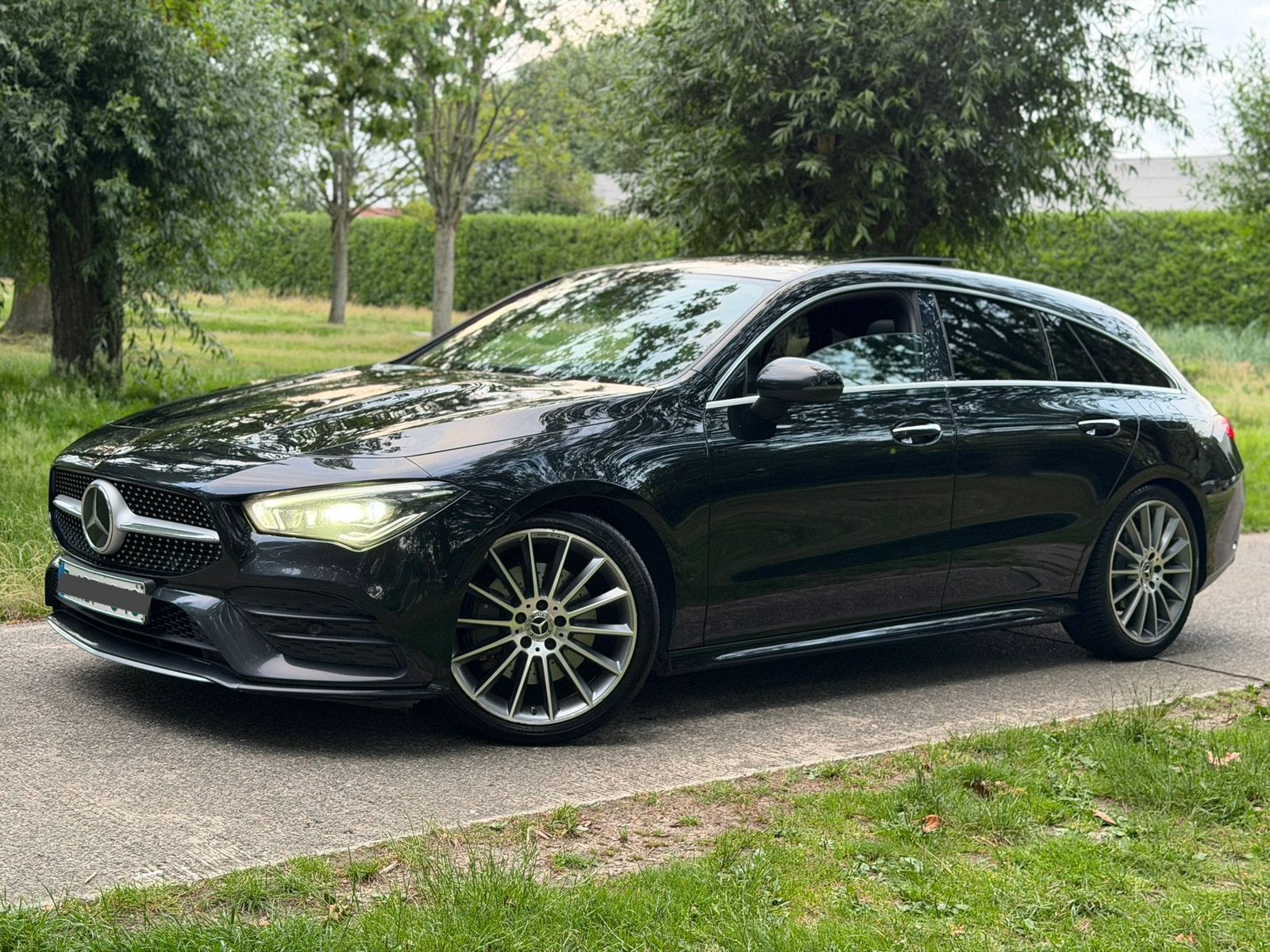 Mercdes CLA 220D AMG-Line 2020 289.000km Euro6B, Auto's, Mercedes-Benz, CLA, Euro 6, Zwart, 5 deurs