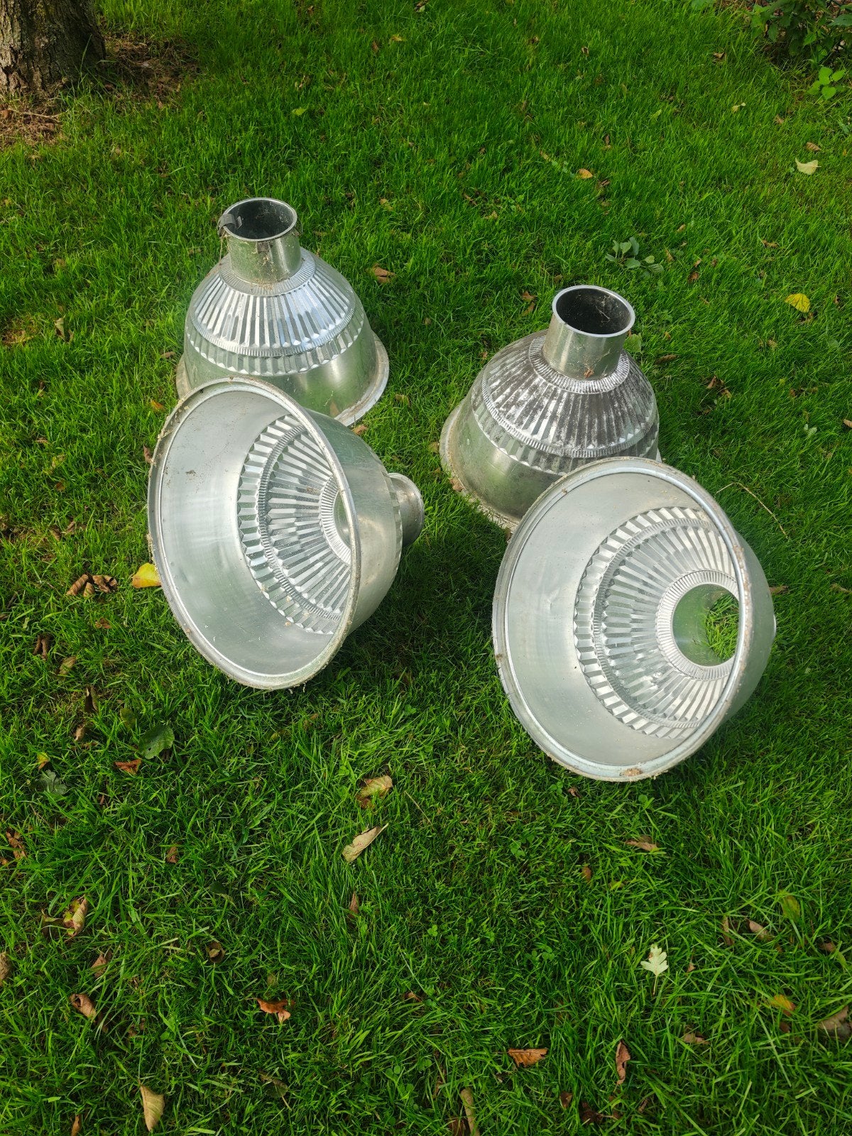 lot de 4 réflecteurs de lampes industrielles, Enlèvement