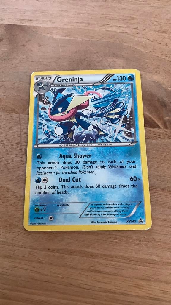 Greninja, Ophalen, Zo goed als nieuw, Losse kaart