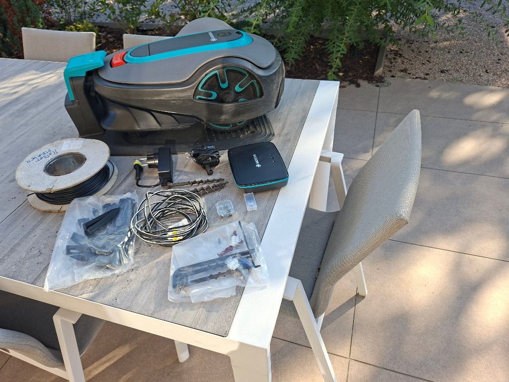 Gardena Smart Sileno Life 750 m², Tuin en Terras, Ophalen of Verzenden, Gebruikt, Minder dan 20 cm, Met regensensor
