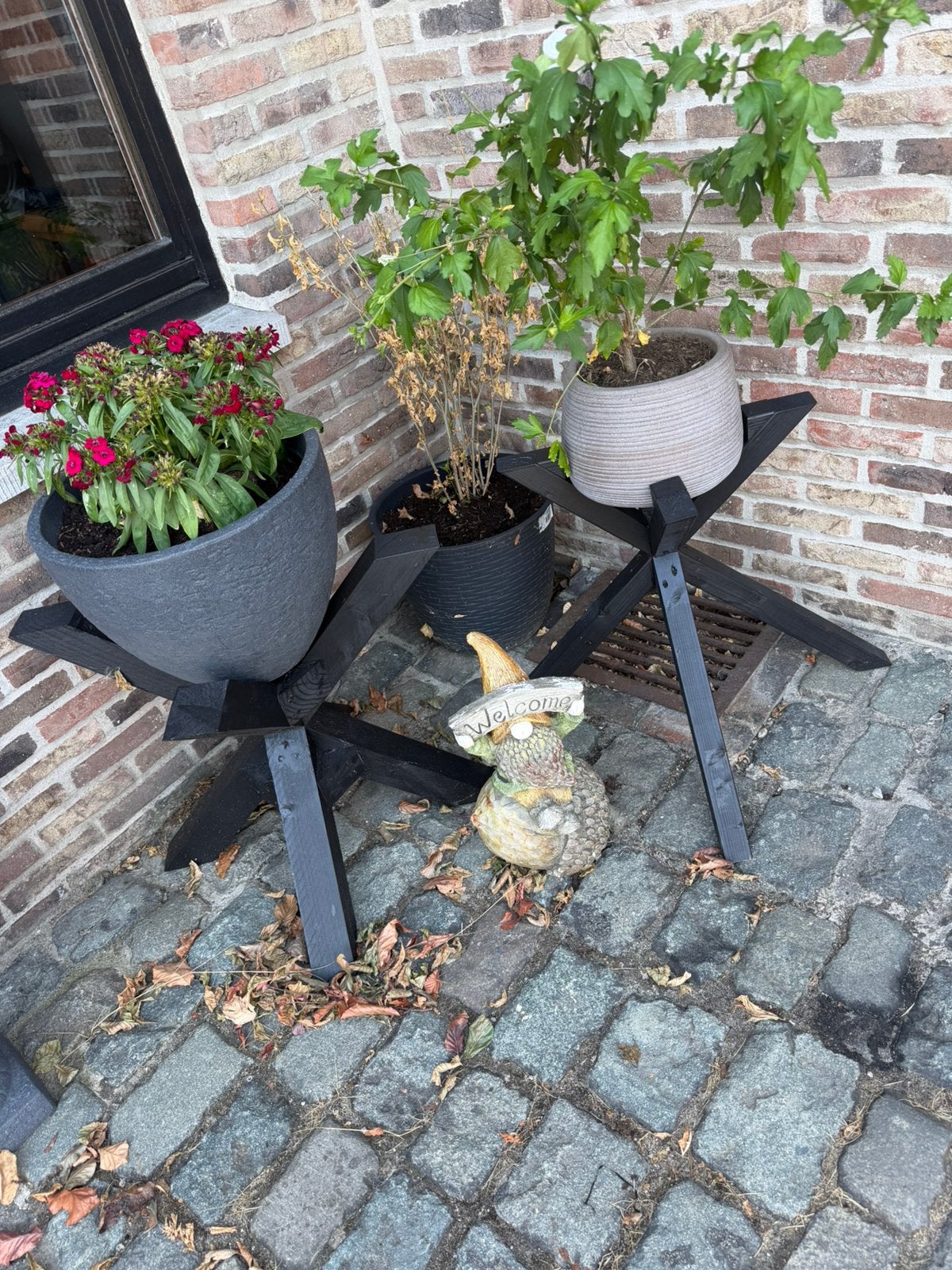 Bloempot houders, Ophalen, Overige vormen, Hout, 30 tot 60 cm
