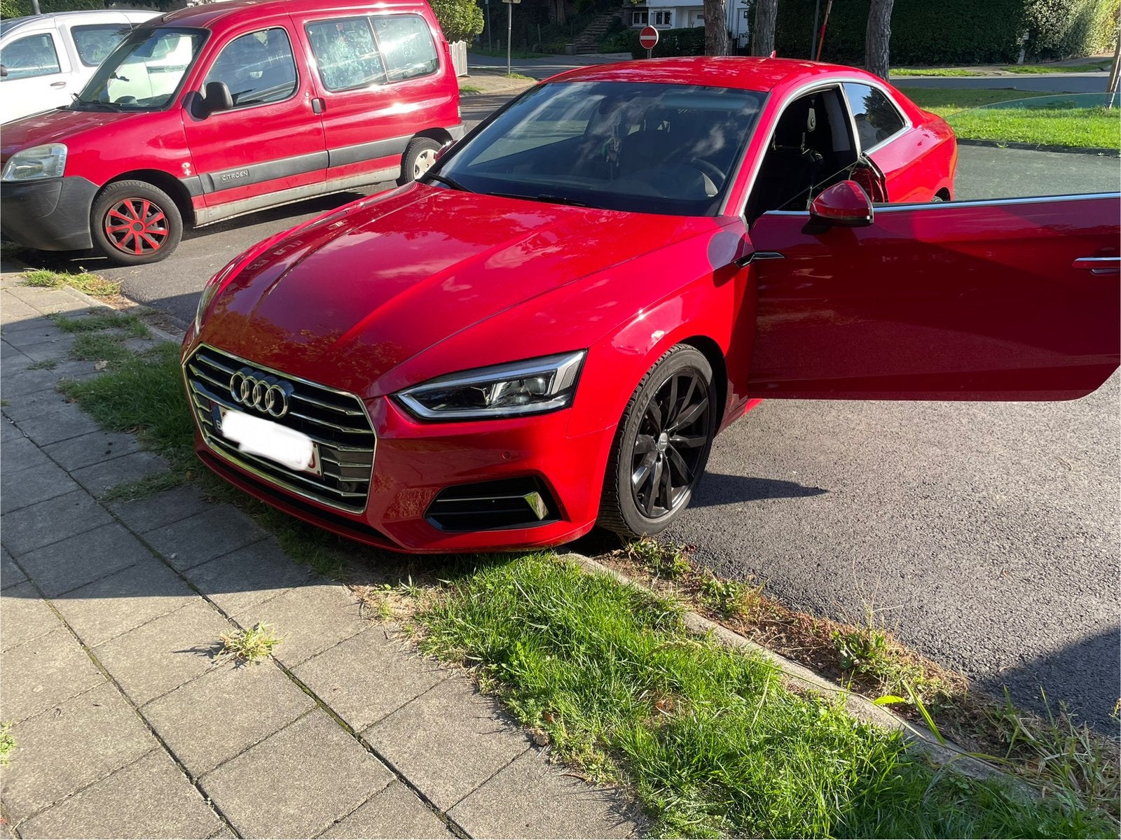 AUDI A5 automatische transmissie in één kleur, Auto's, Automaat, Leder, Particulier, A5