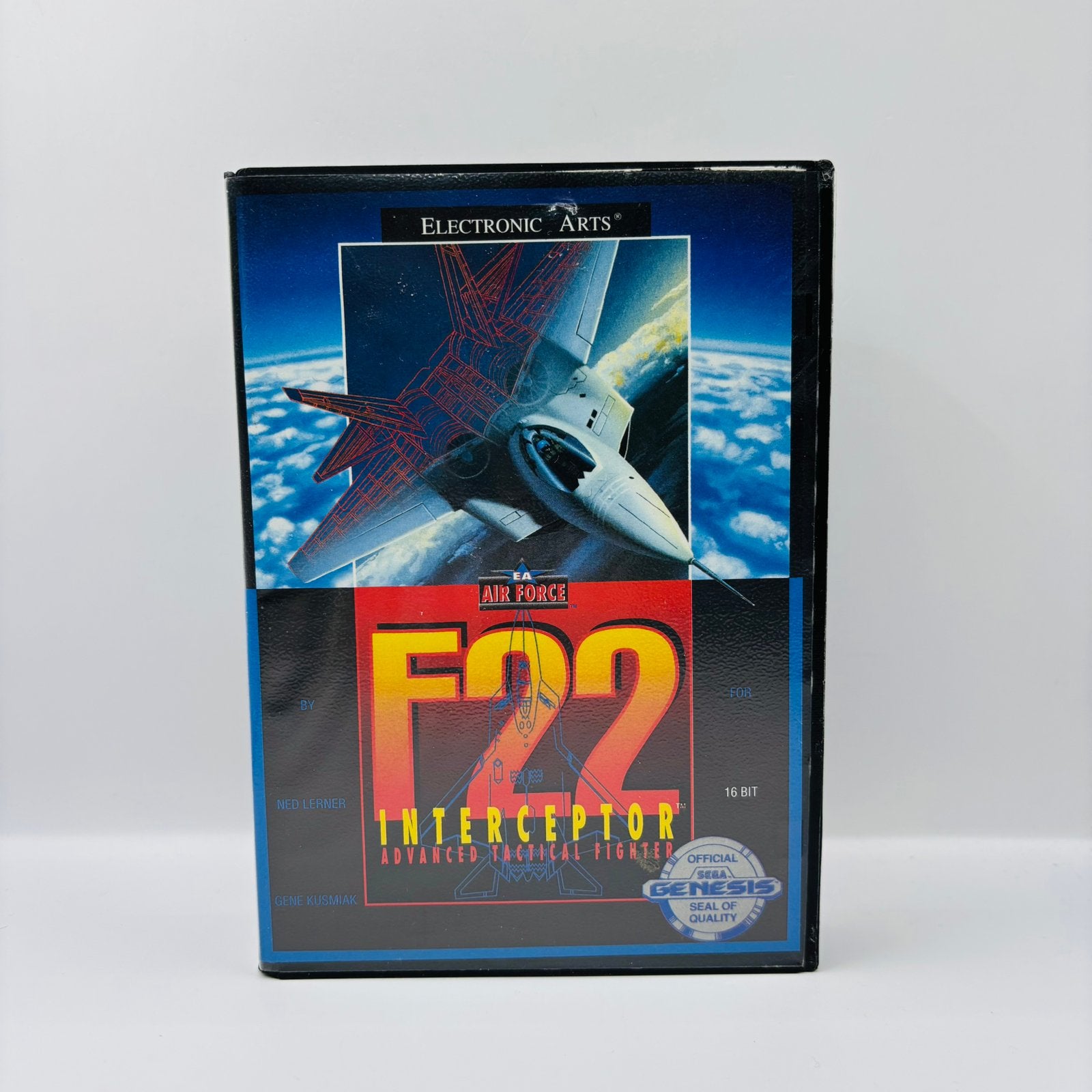 F22 Interceptor Sega Mega Drive, Shooter, Ophalen of Verzenden, Zo goed als nieuw, Mega Drive