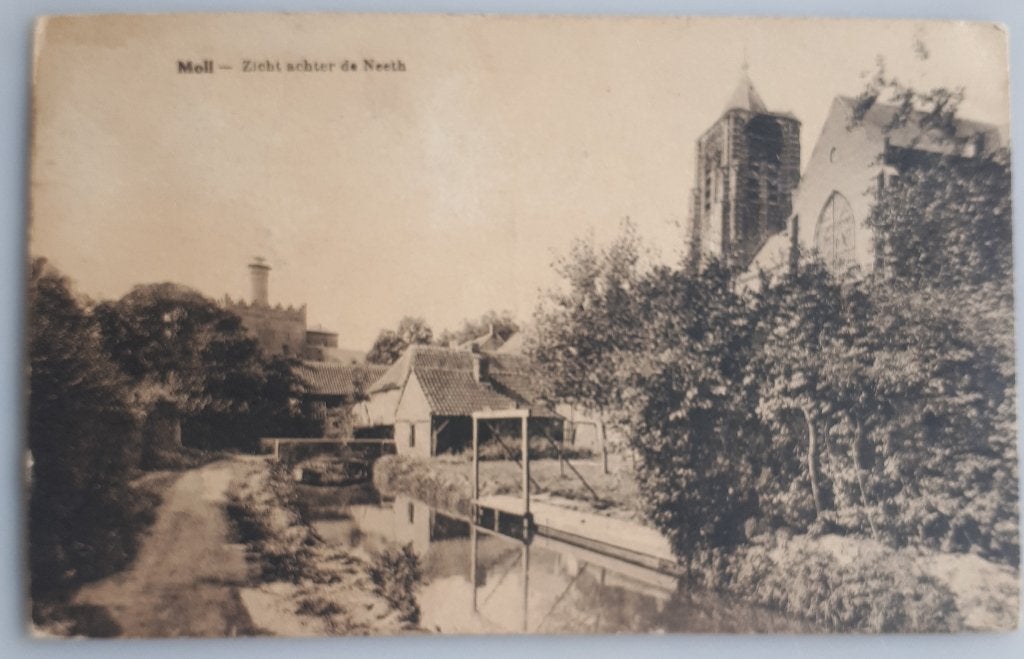 Oude Postkaart MOL 1935 gelopen Ref.E11, Ophalen of Verzenden, 1920 tot 1940, Gelopen, Antwerpen