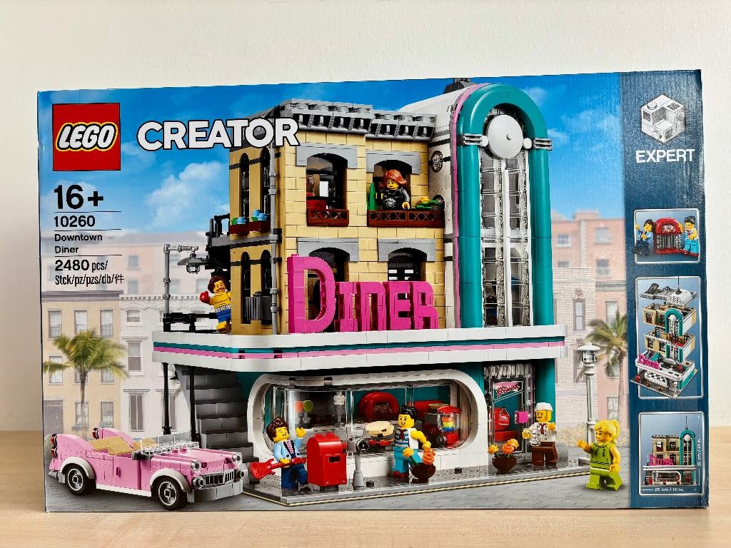 Lego Creator 10260 Diner Nieuw!, Nieuw, Ophalen of Verzenden, Compleet, Lego