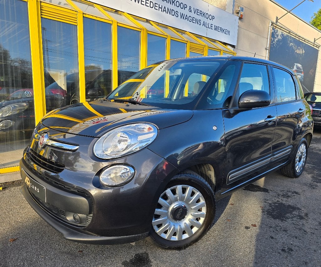 Fiat 500L/0.9 benzine/2014/104000km/airco, Autos, Argent ou Gris, Euro 6, Entreprise, Boîte manuelle