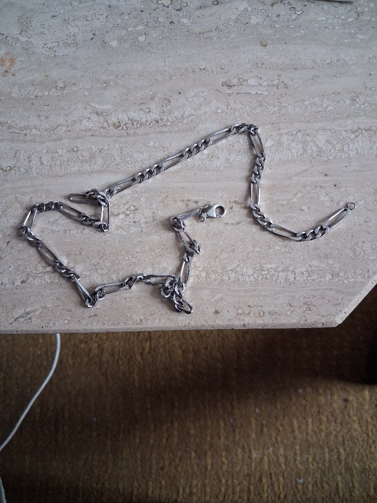 Zilveren halsketting, Ophalen of Verzenden, Gebruikt, Zilver, Zilver