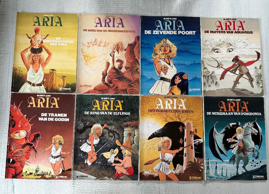 Strips Aria - 19 stuks, Livres, Enlèvement ou Envoi, Utilisé