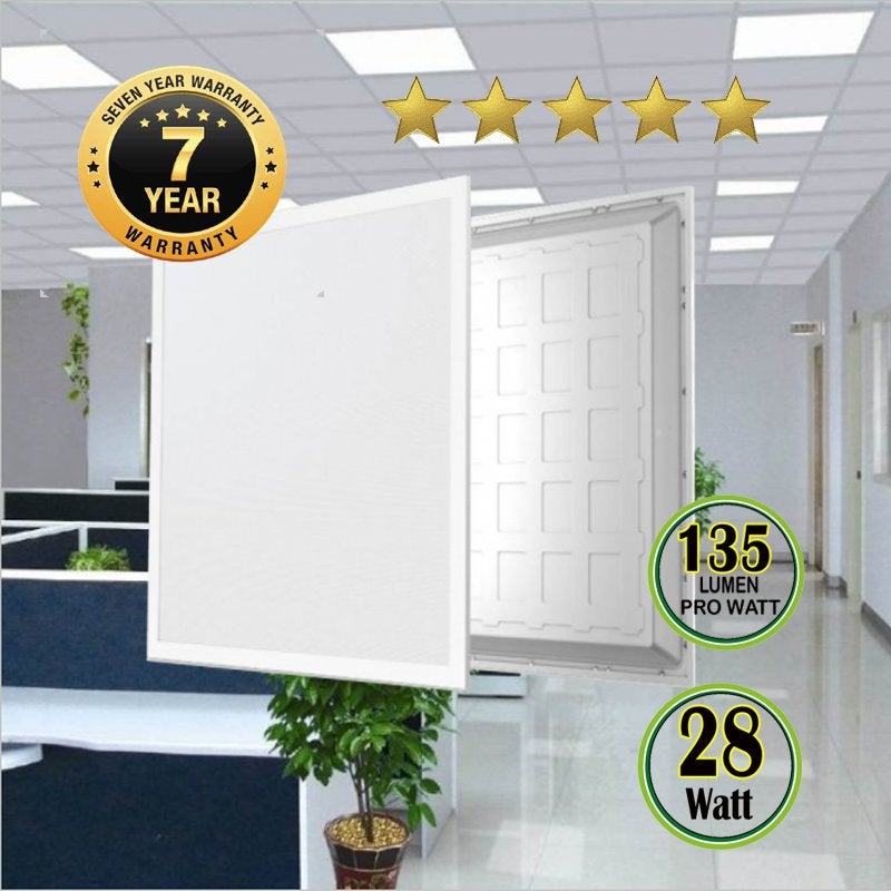 BACK-LIT LED PANEEL | LEDA | 60X60CM | 40W, Neuf, Enlèvement ou Envoi, Spot encastrable ou Spot mural, Premium