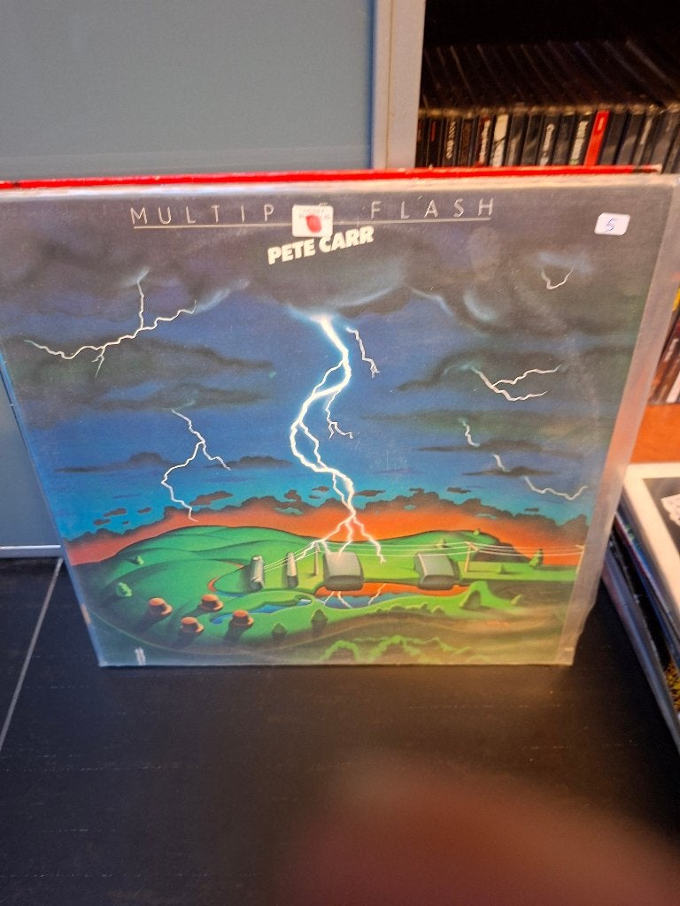 lp - pete carr - multiple flash - bak 5, Rock, Enlèvement ou Envoi, Utilisé, Housse de protection extérieure