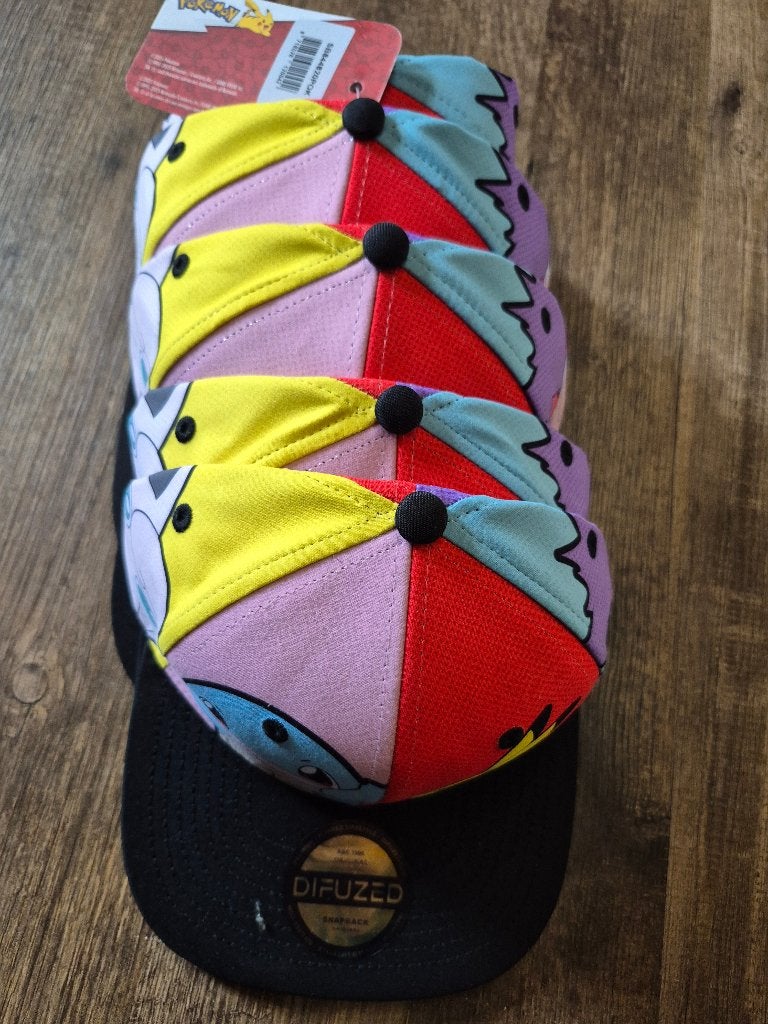 5 x Casquette de personnages Pokémon multicolore 60€/5, Enlèvement ou Envoi, Neuf