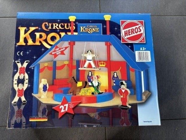 Heros Circus Krone Houten Speelgoedset, Ophalen of Verzenden, Nieuw, Overige typen