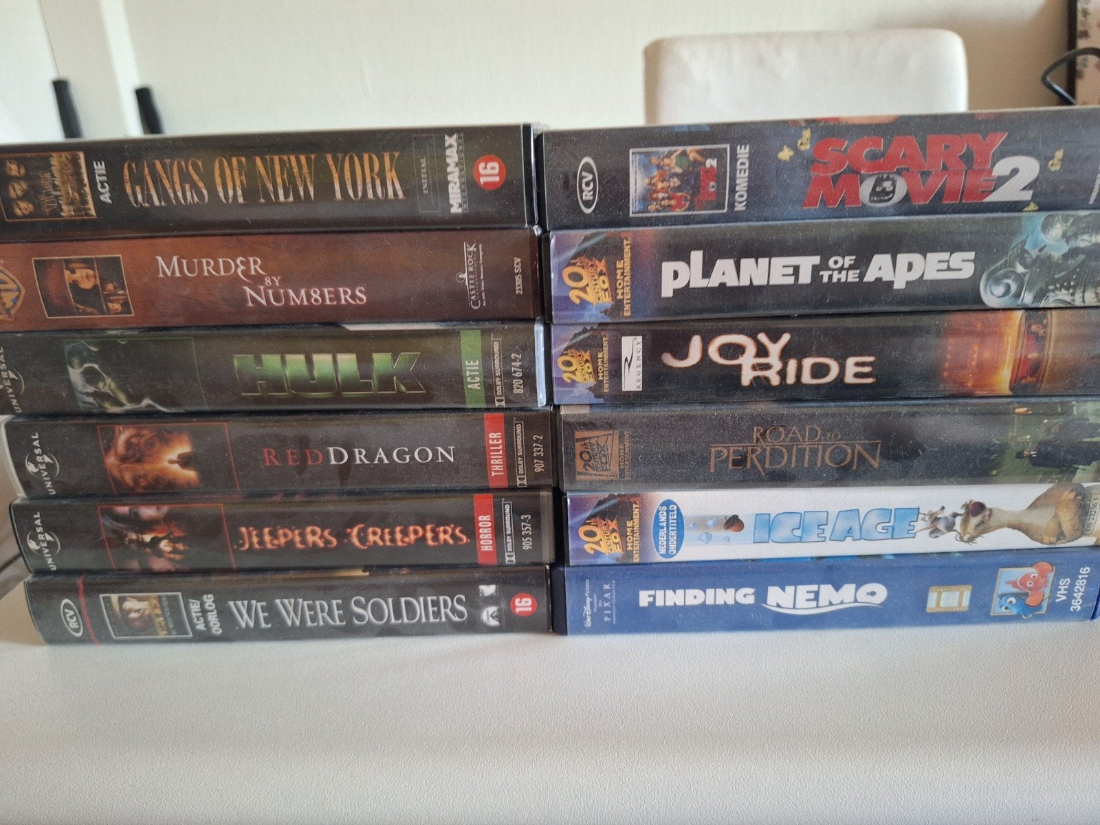 12x VHS 1 lot, Enlèvement ou Envoi