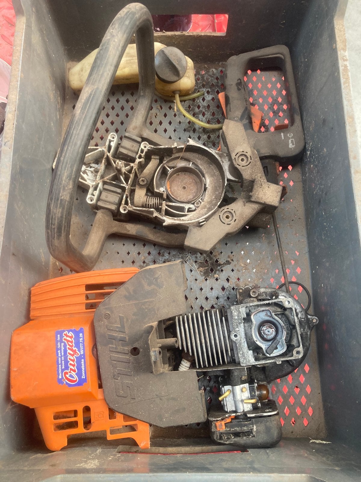 Stihl hs 80, Ophalen, Gebruikt, Benzine