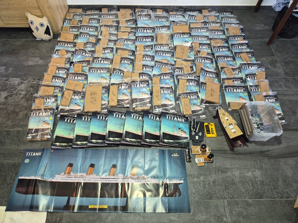 Collection complete titanic hachette 140 numeros, Enlèvement