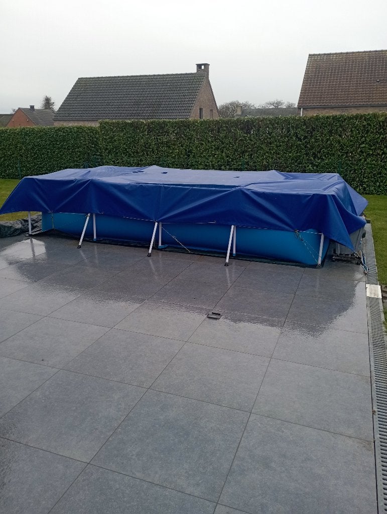 Piscine Bestway avec accessoires, Jardin & Terrasse, Comme neuf, Enlèvement, 80 à 120 cm, Rectangulaire