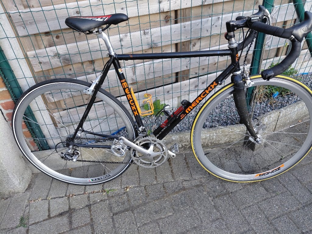 retero koersfiets Eddy Merckx, Fietsen en Brommers, Ophalen, Velgrem, Eddy Merckx