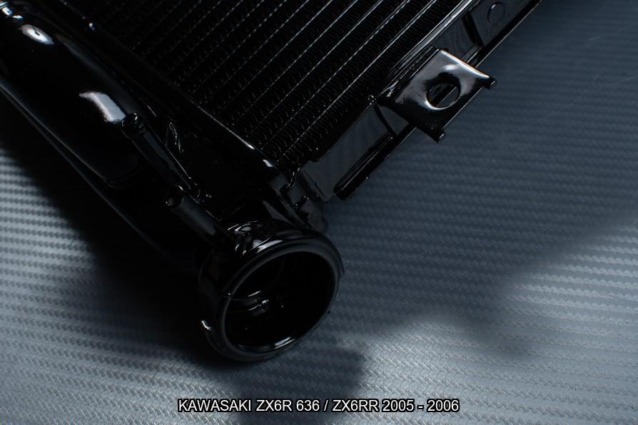 Radiateur Koeler AVDB KAWASAKI ZX6R 636 / ZX6RR 2005 - 2006, Motoren, Ophalen of Verzenden, Nieuw